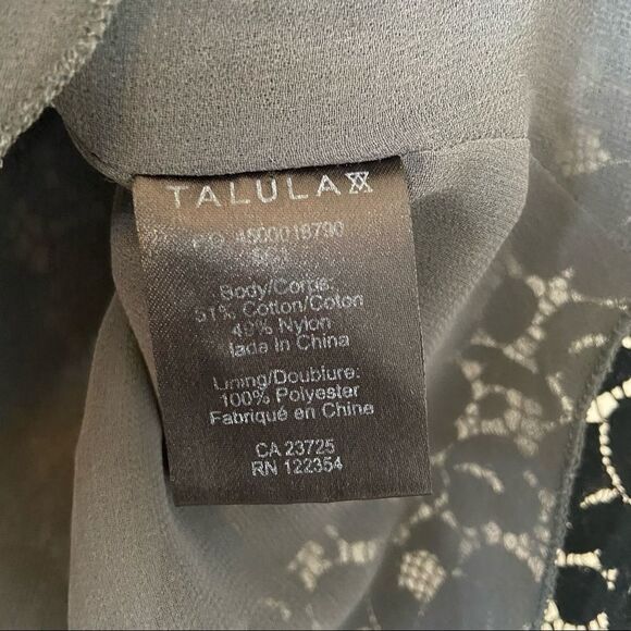 ARITZIA “Talula” Betty Lace Black Tank Top (Small) - Picture 9 of 10